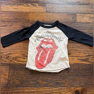 Rowdy Spout baseball tee, rowdy sprout The Rolling Stones long sleeve, 3-6 month